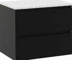 Storke Seda badkamermeubel met Tavola wastafelblad voor waskom(men)