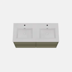 Storke Seda badkamermeubel met Kera wastafel, afvoerpluggen inbegrepen