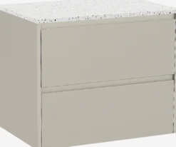 Storke Seda badkamermeubel met Tavola wastafelblad voor waskom(men)