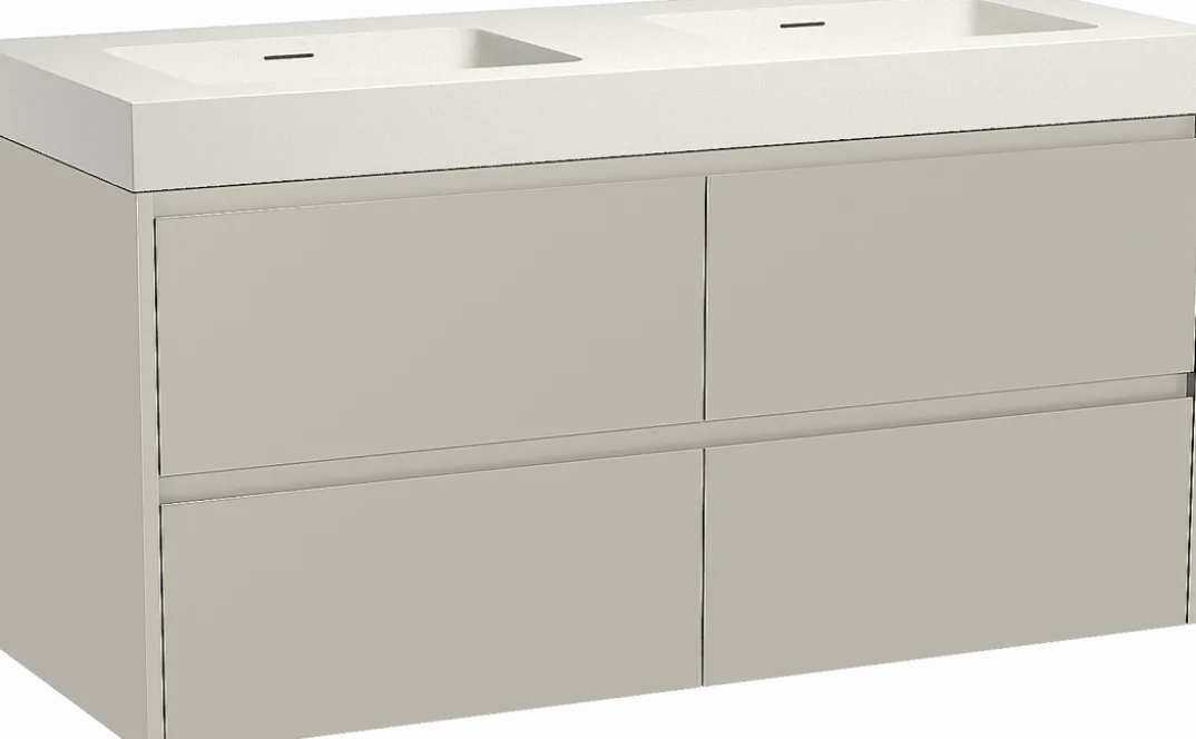 Storke Seda badkamermeubel met Mata High wastafel