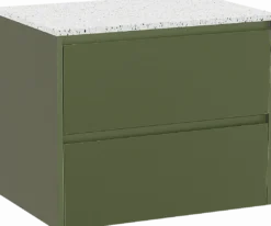 Storke Seda badkamermeubel met Tavola wastafelblad voor waskom(men)