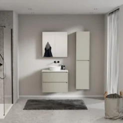 Storke Seda badkamermeubel met Tavola wastafelblad voor waskom(men)