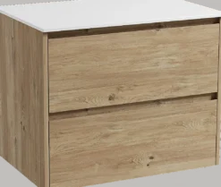 Storke Seda badkamermeubel met Tavola wastafelblad voor waskom(men)