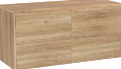 Storke Seda badkamermeubel met Panton wastafelblad voor waskom(men)