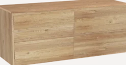 Storke Seda badkamermeubel met Panton wastafelblad voor waskom(men)