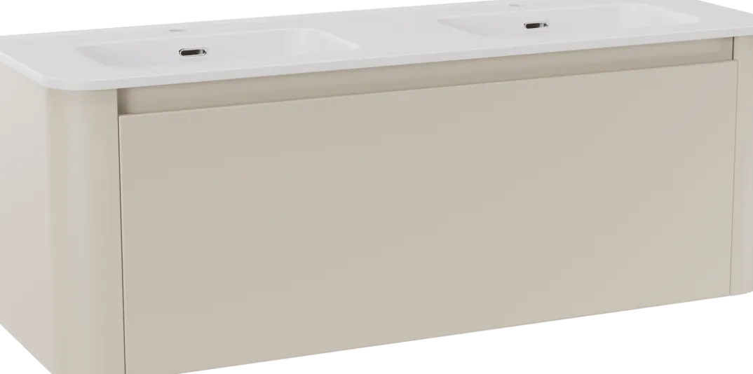 Storke Soft badkamermeubel met Kera Soft wastafel
