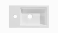 Storke Square toiletmeubel met Vida wastafel