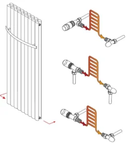 Vipera Torci thermostatische radiatorkraan